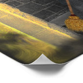 Redkopheks in het Poster van de Hallway/Print (Hoek)