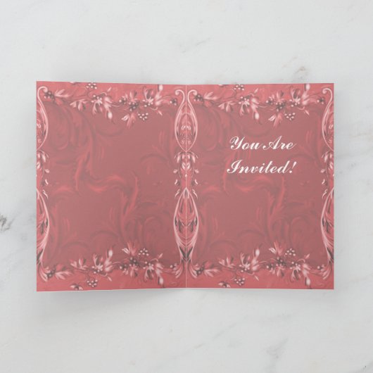 Redkopruid - White Gown Design 1-Kaart (Binnen)