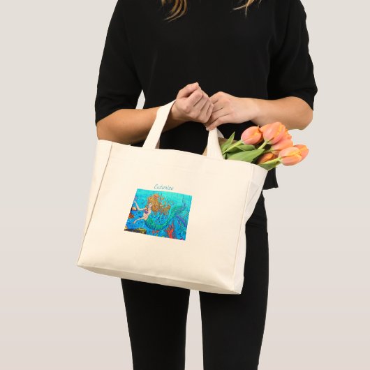 Redkopzeemeervis onderwater mini tote bag (Voorkant (product))