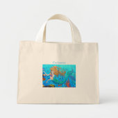 Redkopzeemeervis onderwater mini tote bag (Voorkant)