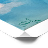 Redland Bay Palm Tree Poster (Hoek)