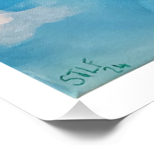 Redland Bay Palm Tree Poster (Hoek)