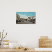 Redlands, CA - Business District Town Center Vie Poster (Keuken)