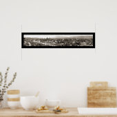 Redlands CA Panoramic Photo 1908 Poster (Keuken)