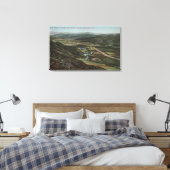 Redlands, CA - San Timeteo Canyon uit Smiley Canvas Afdruk (Insitu (Slaapkamer))
