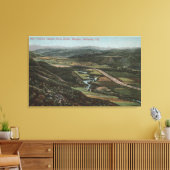 Redlands, CA - San Timeteo Canyon uit Smiley Canvas Afdruk (Insitu (Woonkamer))