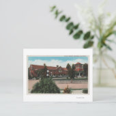 Redlands, CA - Uitzicht van Smiley Library Briefkaart (Staand voorkant)