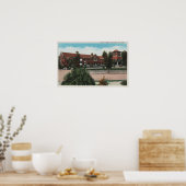 Redlands, CA - Uitzicht van Smiley Library Poster (Keuken)