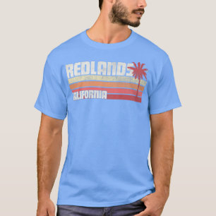 Redlands California CA  70s 80s Gift Beach T-shirt