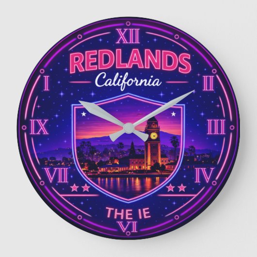 Redlands California Grote Klok (Voorkant)