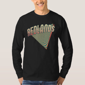 Redlands California Throwback  Retro T-shirt
