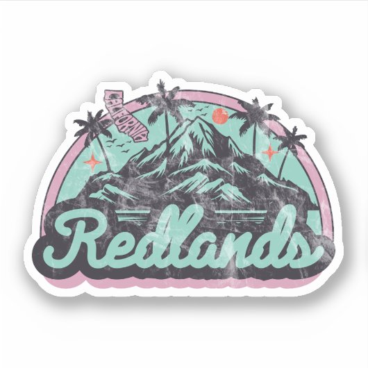 Redlands, Californië Sticker (Voorkant)