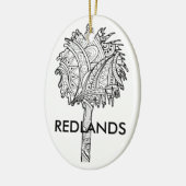 Redlands Palms - kerstversiering Keramisch Ornament (Links)