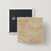 Redlands quadrangle toont San Andreas Rift Vierkante Button 5,1 Cm (Voorkant /achterkant)