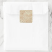 Redlands quadrangle toont San Andreas Rift Vierkante Sticker (Tas)