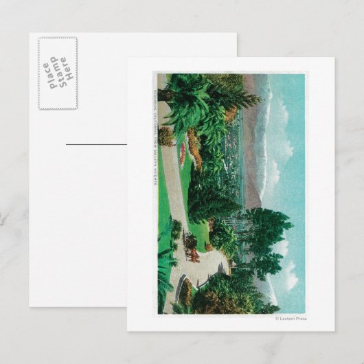 Redlands valley en boomgaarden van Smiley's Briefkaart (Voorkant / Achterkant)