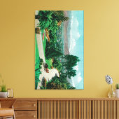 Redlands valley en boomgaarden van Smiley's Canvas Afdruk (Insitu (Woonkamer))