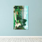 Redlands valley en boomgaarden van Smiley's Canvas Afdruk (Insitu (Houten vloer))