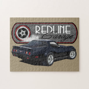Redline Garage Black Vette Legpuzzel
