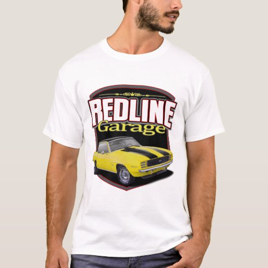 Redline Garage Camaro T-shirt (Voorkant)
