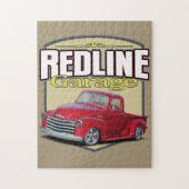 Redline Garage Red Truck Legpuzzel (Verticaal)