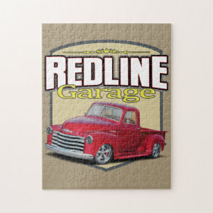 Redline Garage Red Truck Legpuzzel