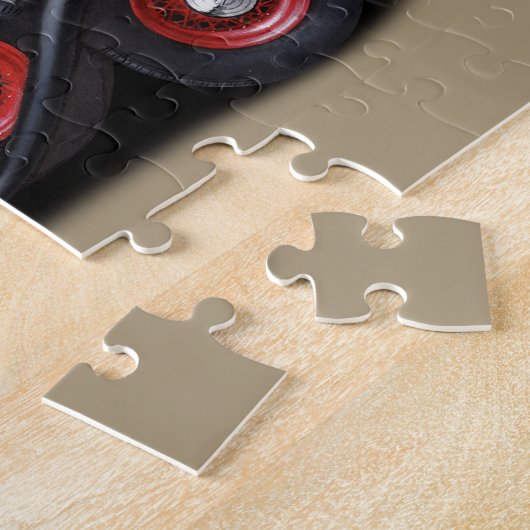 Redline Garage Silver Hot Rod Legpuzzel (Zijkant)