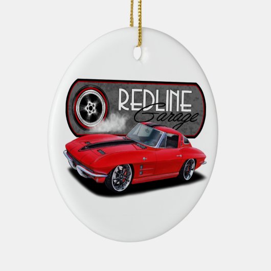 Redline Garage Stingray Keramisch Ornament (Rechts)