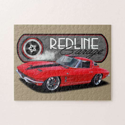 Redline Garage Stingray Legpuzzel (Horizontaal)
