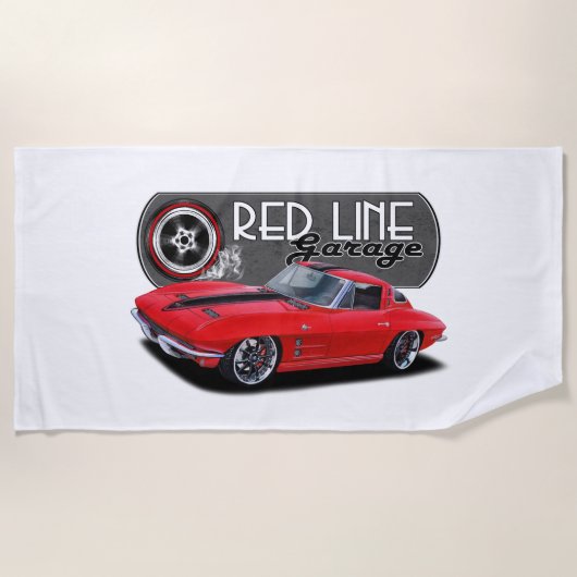 Redline Garage Stingray Strandlaken (Voorkant)