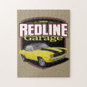Redline Garage Yellow Camaro Legpuzzel (Verticaal)