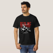 Redline Warrior: motorrijden T-shirt (Voorkant volledig)