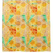 Redman4u2 Geometric Graphic Motif Modern Trend  Douchegordijn (Voorkant)