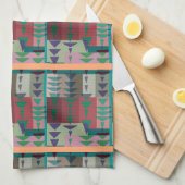 Redman4u2 Geometric Graphic Motif Modern Trend Theedoek (Quarter Fold)