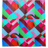 Redman4u2 Geometrisch  Douchegordijn (Voorkant)