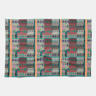 Redman4u2 Geometrisch Grafisch Motief Moderne Tren Theedoek