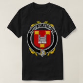 Redmond Coat of Arms Family Crest T-shirt (Design voorkant)