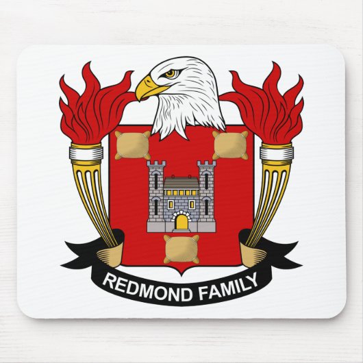 Redmond Family Crest Muismat (Voorkant)