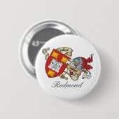 Redmond Family Crest Ronde Button 5,7 Cm (Voorkant /achterkant)