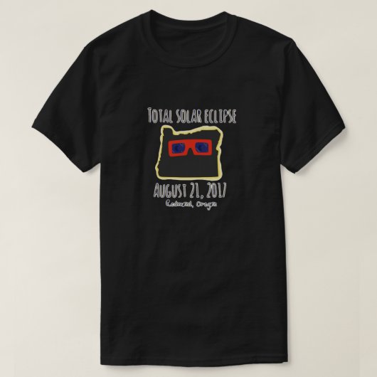 Redmond Oregon Eclipse 2017 Shirt (Design voorkant)