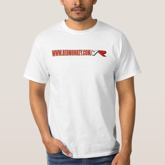 Redmonkey t-shirt tweede ontwerp (Voorkant)