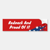 Redneck American Bumpersticker (Voorkant)