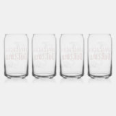 Redneck Appalachia Outlaw Blikvorm Glas (Achterkant)