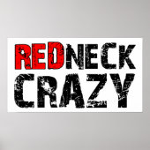 Redneck Crazy Funny Poster (Voorkant)