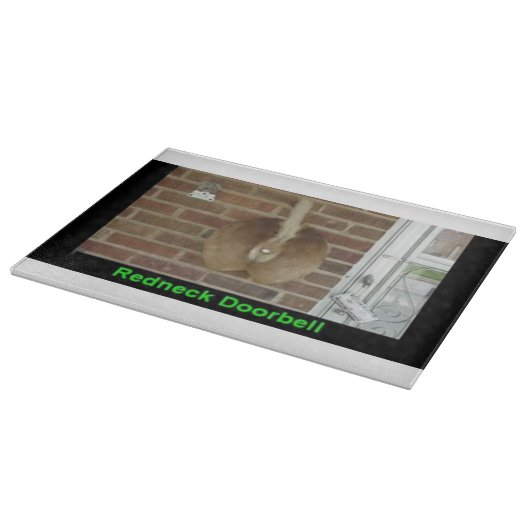 Redneck deurbel snijplank (Hoek)