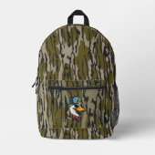 Redneck Duck Bottomland Camo Duck Hunting Redneck Bedrukte Rugzak (Voorkant)
