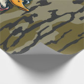Redneck Duck Bottomland Camo Duck Jagen Cadeaupapier (Hoek)