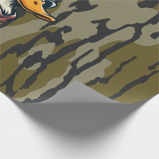  Redneck Duck Bottomland Camo Duck Jagen Cadeaupapier (Hoek)