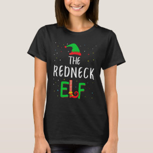 Redneck Elf Family Matching Christmas Pus Grappig T-shirt