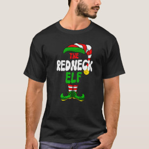 Redneck Elf Pyjama Matching Groep Kerstvakantie T-shirt